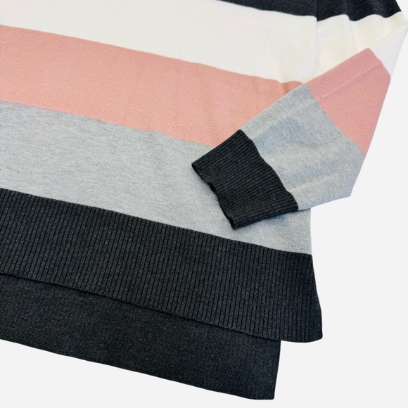 Cable & Gauge NWT Striped Turtleneck Sweater XL - Picture 2 of 6